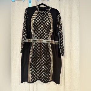 Sequin body con dress